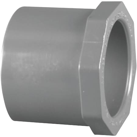 Charlotte Pipe And Foundry 2 In. Spigot x 1-1/2 In. Slip Schedule 80 PVC Bushing PVC 08107 4000HA